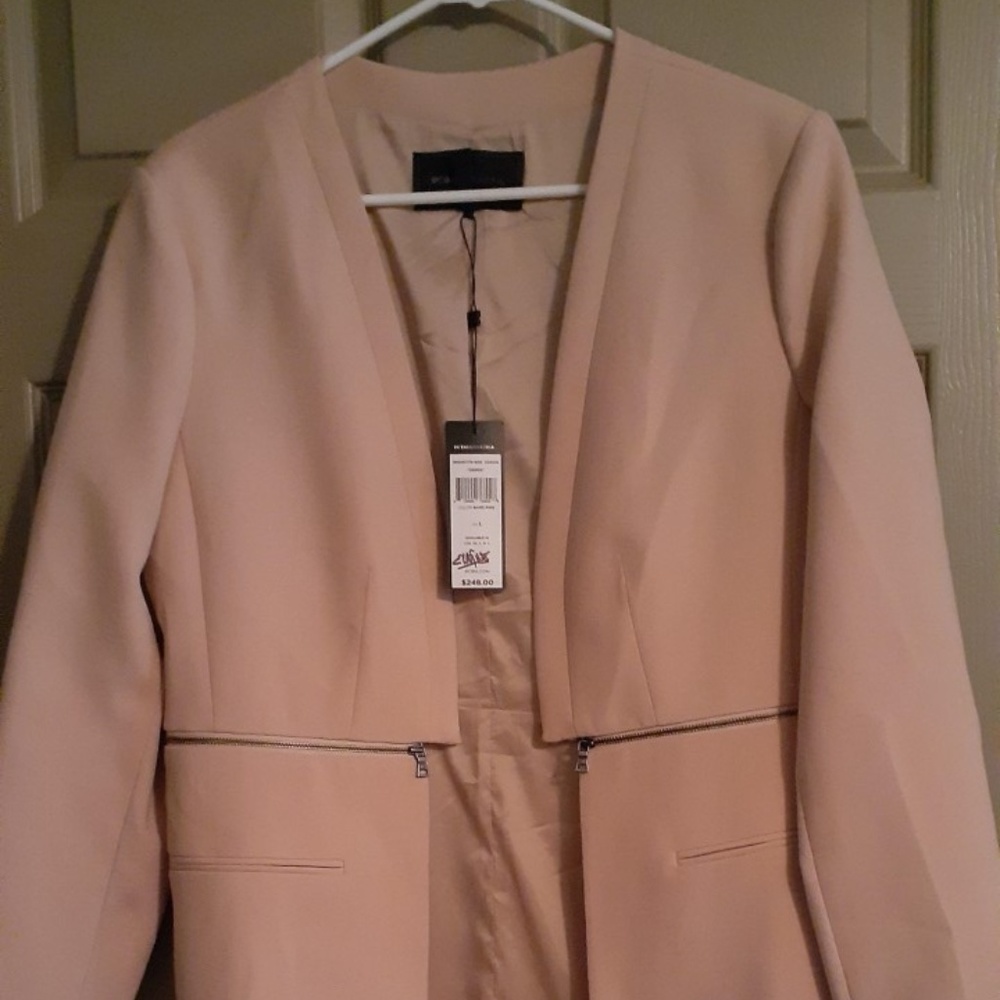 Peach BCBG overcoat